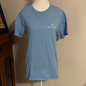Simply Southern Sky Blue Short Sleeve Logo Tee